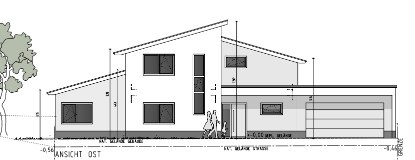 Neubau eines Einfamilienhauses
