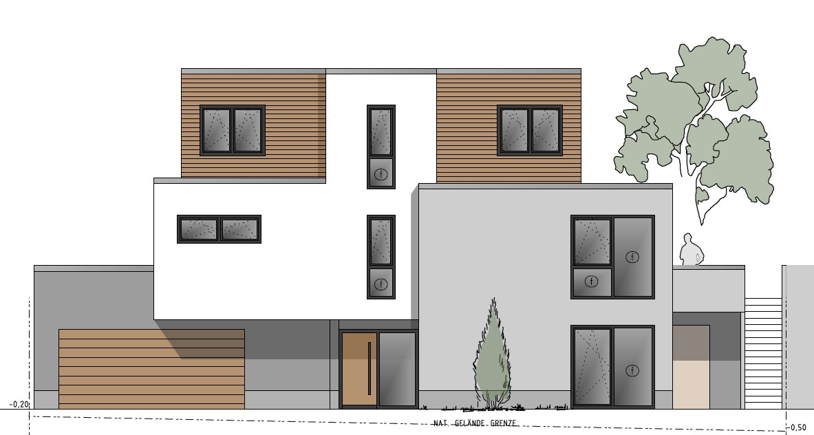 Neubau eines Dreifamilienwohnhauses